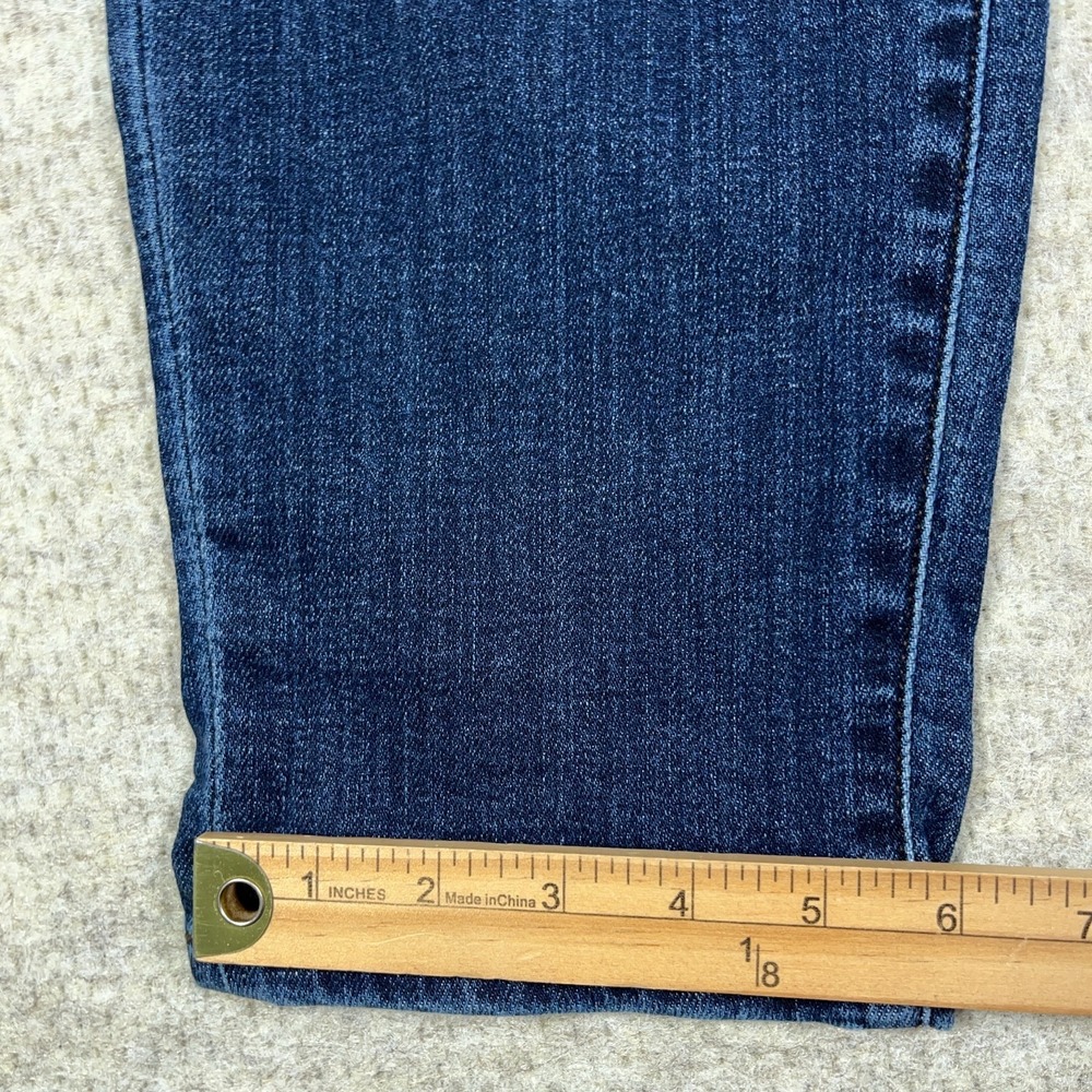 Judy Blue Jeans Women‎ 15 32 Slim Fit Straight Leg Dark Wash High Rise Faded - Picture 6 of 13